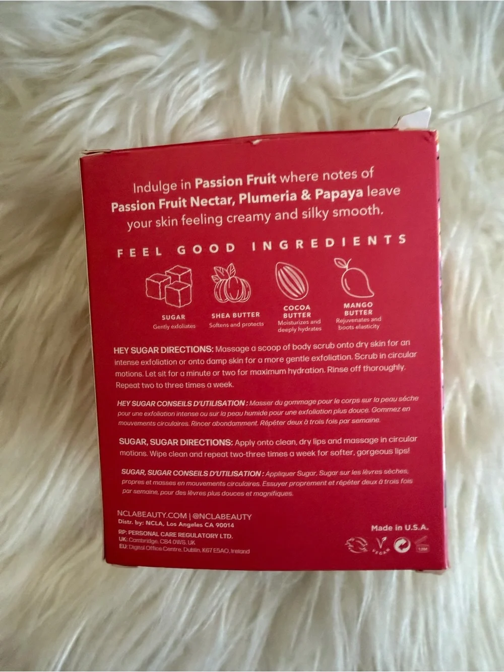 All Natural Passion Fruit Body Scrub - Pink